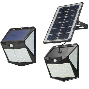 

240 LED Solar Light 3 Mode Motion Sensor Wall Lamps Lighting Control Waterproof Outdoor Garden Solar Lamps for Yard Pathway