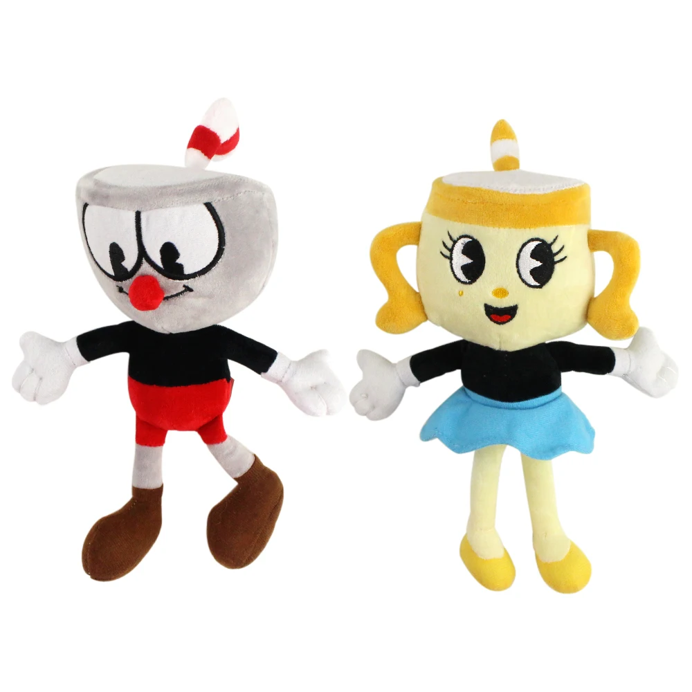 Игрушки плюшевые Cuphead Mugman 26 см легендарный шеф халлес дьявол мягкая кукла для
