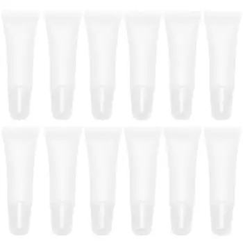 

50pcs 10ml Empty Subpackage Lip Cream Tubes Lip Balm Lip Gloss Refillable Soft Tubes