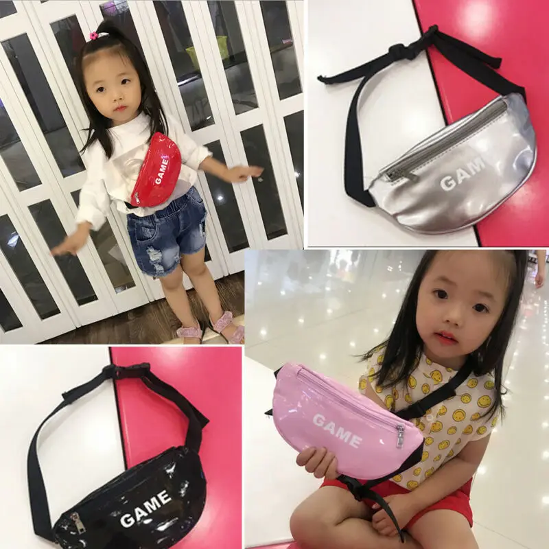 New Toddler Baby Girls Kids Waist Bag Pack Outdoor Sports Pouch Belt Hip Chest Crossbody Travel 3