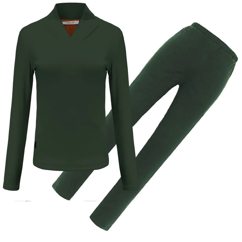 Women-YP-8872-Green Куртка с подогревом, мужская куртка с подогревом, комплект нижнего белья с подогревом, электрическая тепловая рубашка с USB, верхняя одежда для мужчин и женщин, S-4XL - Цвет: Women-YP-8872-Green