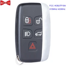Keyecu Voor Jaguar Xe Xf Xj Xl F-Type F-Tempo Afstandsbediening Sleutelhanger 315 Mhz/433 mhz P/N: KOBJTF10A