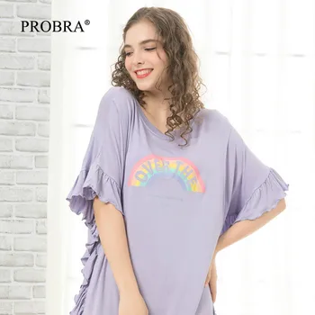 

Pregnancy Nursing Dress Summer Rainbow Print Feeding Dresses Casual Maternity Clothes Cotton Plus Size Women Clothing Pregnant L