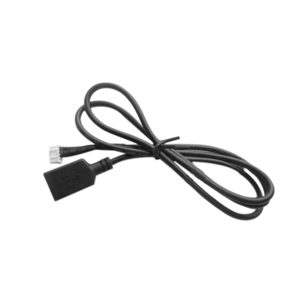 USB Cable Female Adapter 4Pin USB Cable For Peugeot 207 307 308 408 508 for Citroen with RD43 RD45 RD9 CD Player