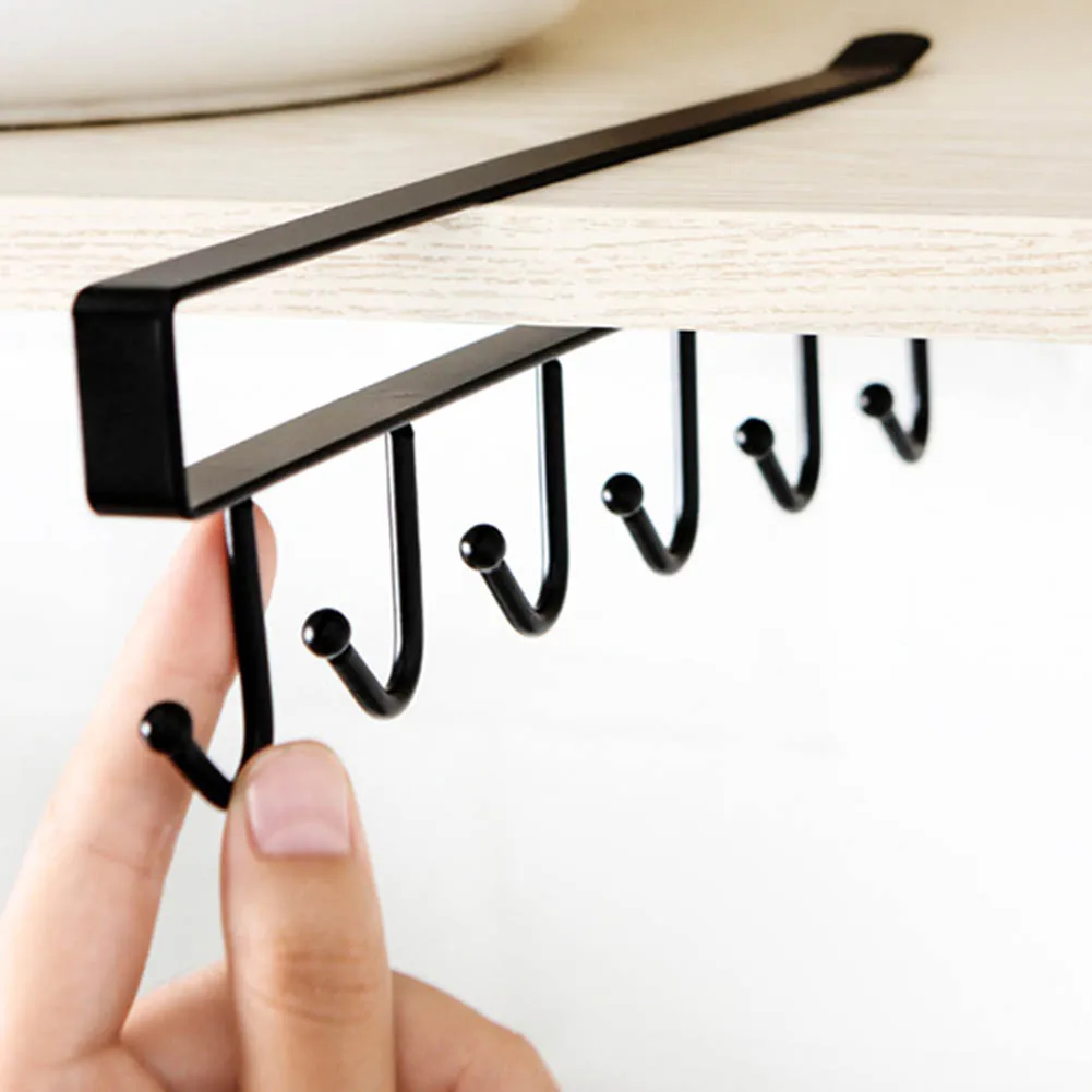 Хорошая Железный гардероб 6 металлические подвесные крючки для одежды гаджет