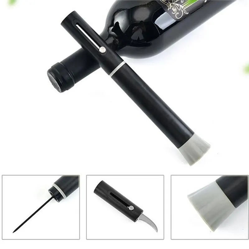 Red Wine Opener Popper Bottle Air Pressure Kitchen Pumps Corkscrew Cork Out Tool 
