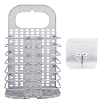 

Foldable Wall Hanging Laundry Basket Household Kids Toys Organizer Bathroom Storage Container