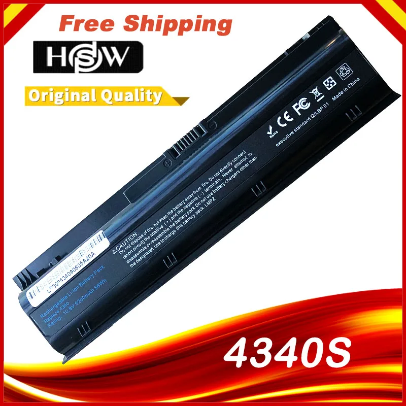 Аккумулятор HSW H4R53EA HSTNN-UB3K HSTNN-YB3k RC06 668811-541 H4Q46AA HSTNN-W84C для Hp ProBook 4341s 4340s 434 бесплатная
