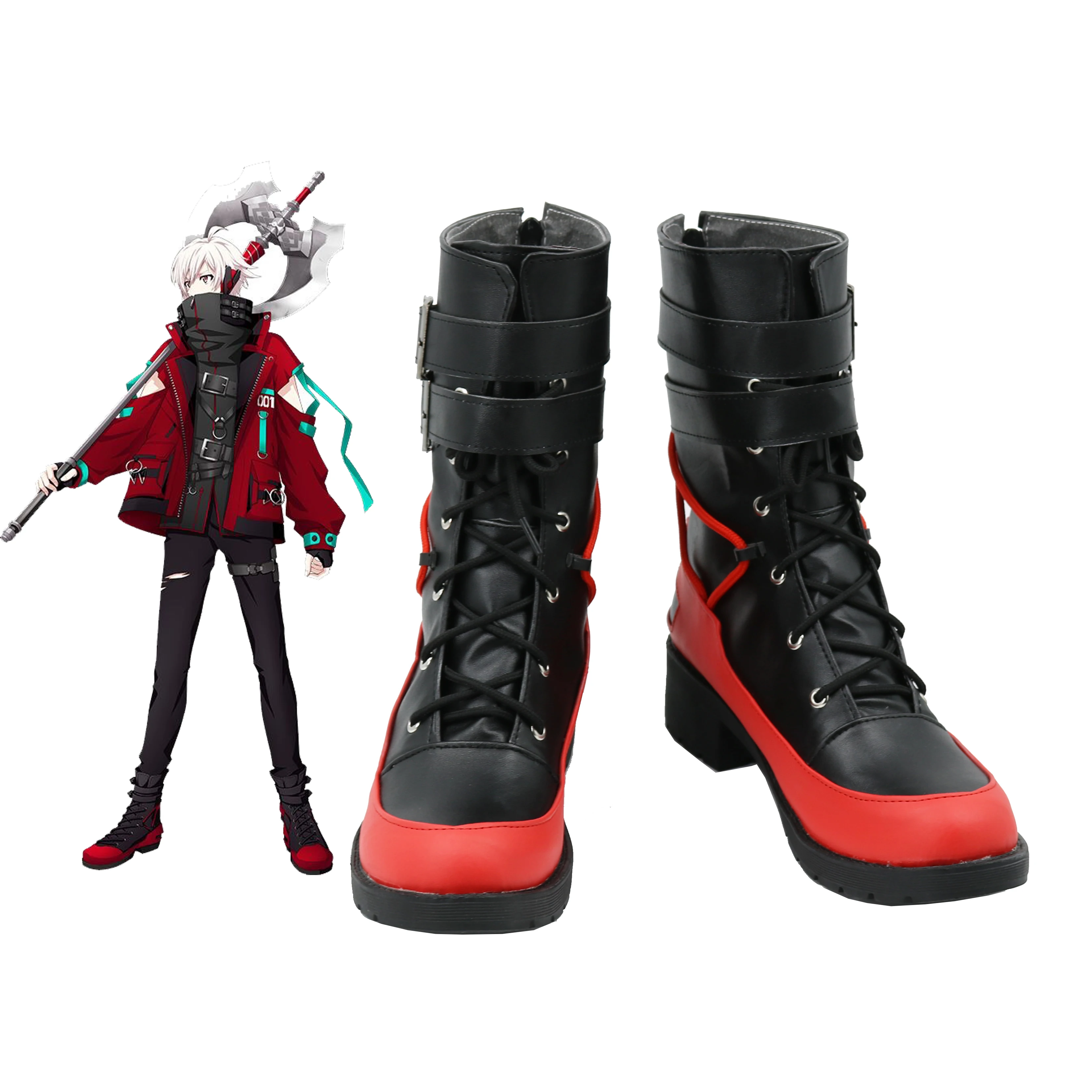 

Unisex Anime Cos IDOLiSH7 Kujo Tenn Cosplay Costumes Boots Shoes Halloween Christmas Party Custom Made