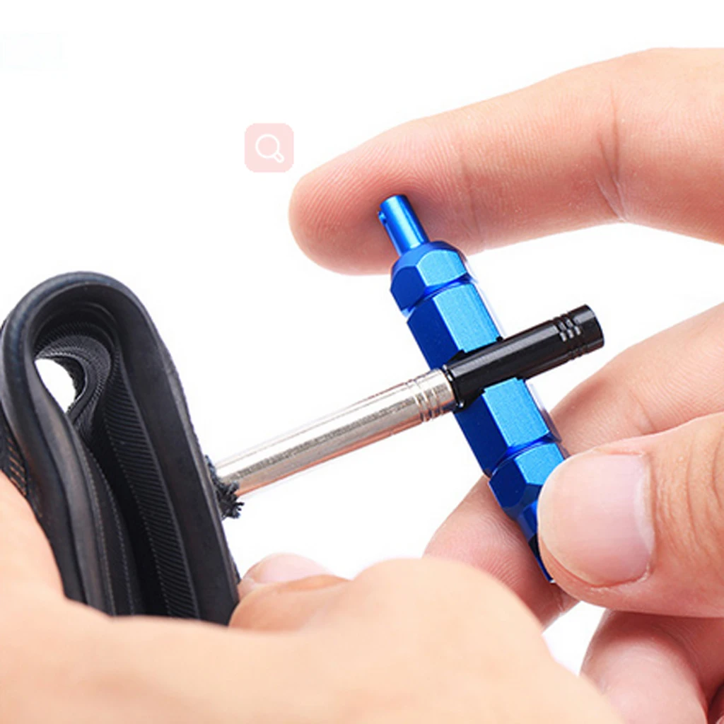 Alloy Bike Schrader Presta Valve Core Removal Tool Wrench Screwdriver