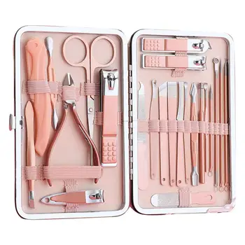 

23pcs Durable Pretty Fashion Nail Trimmer Manicure Tools Nail Clippers Toe Finger Manicure for Salon Travel