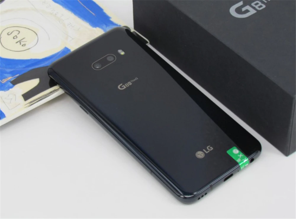 LG G8X ThinQ G850EMW G850UM 2SIM&1SIM Unlocked Mobile Phone 6.4" 6GB RAM 128GB ROM Octa Core NFC 13MP 4G LTE Android Smartphone backmarket phones