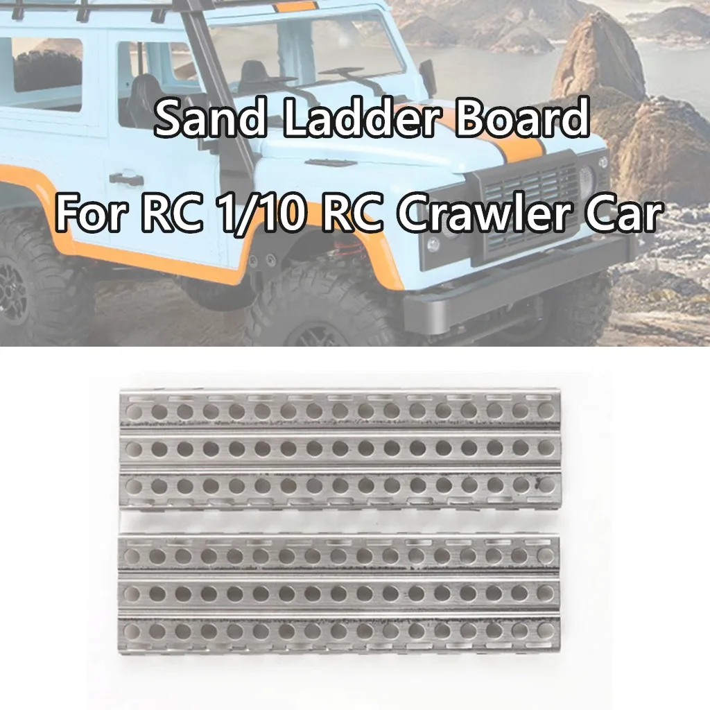 

Metal Anti-skid Plate Sand Ladder Board For RC 1/10 RC Crawler TRX4 SCX10 Car