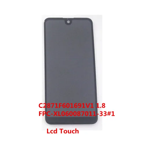 Lcd touch Дигитайзер сенсор для C2871F601691V1 1,8 FPC-XL0600870I1-33#1 ЖК сенсорный экран панель Объектив Стекло запчасти монтажный Модуль Замена - Цвет: Lcd touch