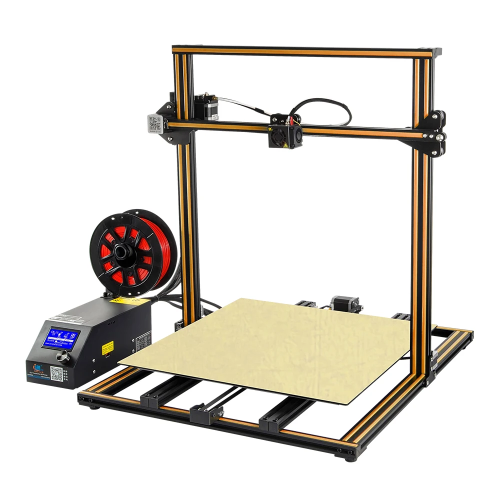 Creality CR-10S5 3d принтер большой размер печати 500*500*500 мм Полу DIY 3d принтер Комплект Алюминий с подогревом кровать нить закрытый