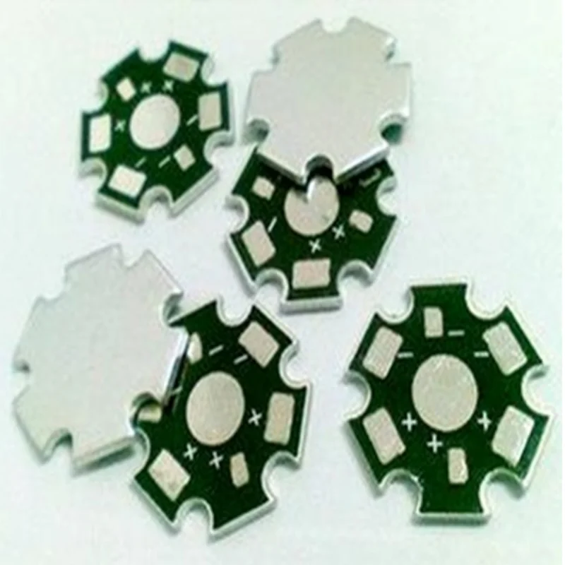 10pcs 1W 3W 5W Heat Sink LED Aluminum Base Plate PCB Board Substrate 20mm Star Kit DIY Cooling Heatsink for LED Bead Chips