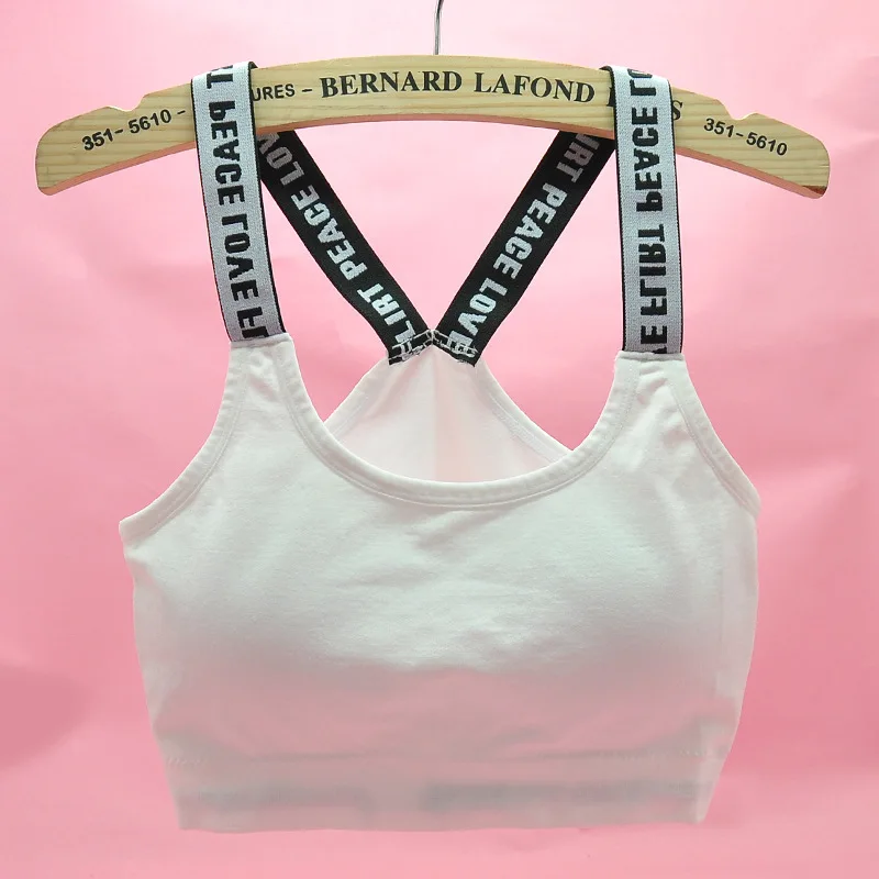 1 шт. спортивный бюстгальтер для фитнеса топ с надписью йоги свободный размер