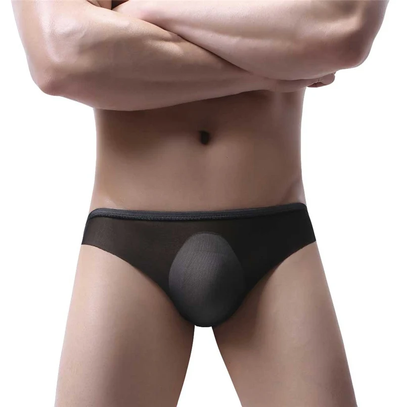 Men sexy mesh briefs men's boxer mesh underwear shorts sexy underwear shorts underwear casual beach shorts men 30N22 (1)