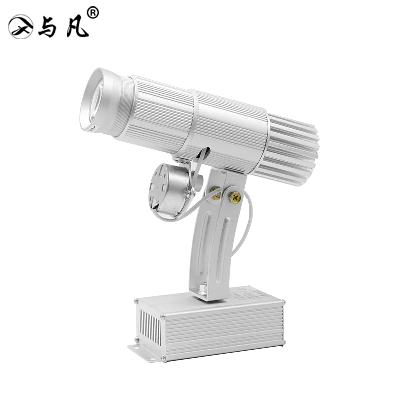 

Advertising LED Projection Lamp YF-G15 15W Not Waterproof Silver Color Remote Control Logo Gobo Projector