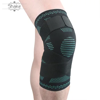 

HEHE New Design Cellular Knee Calf Support Spandex Knee Sleeve support OEM Custom Logo compression Knee Brace sleeves