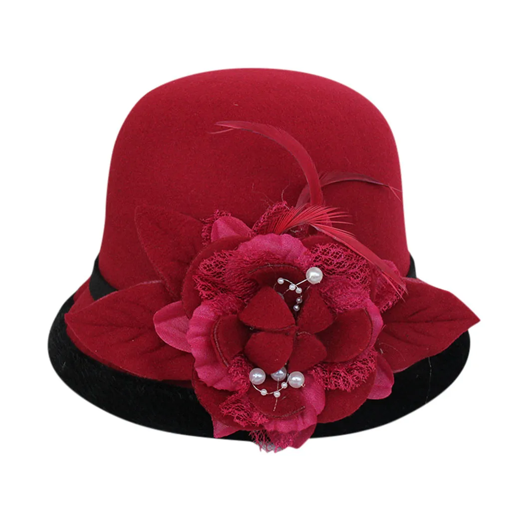 Women Fashion Beret French Style Painter Cap Vintage Warm Party Top Hat