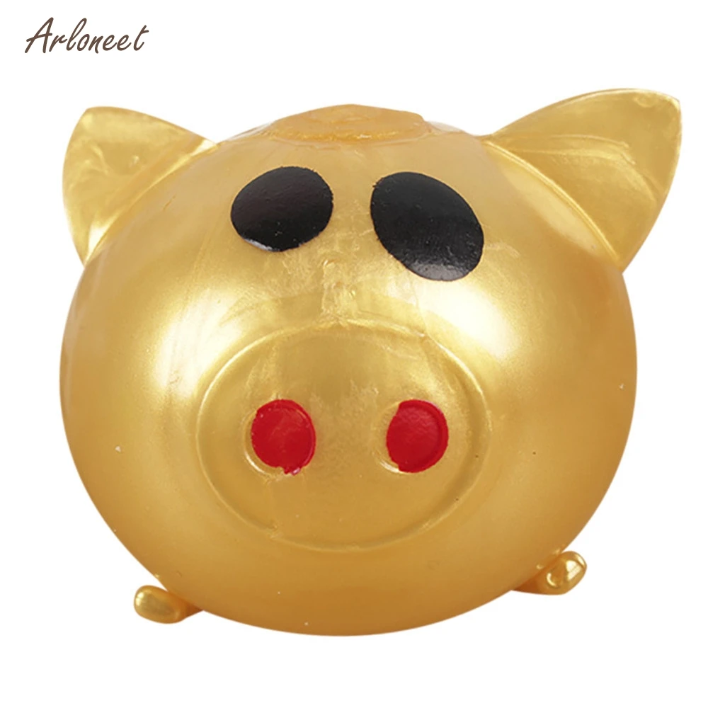 3 шт. Jello Pig милый антистресс Splat водный мяч-свинка вентиляционная игрушка вентиляционная липкая свинья Новинка Забавные игрушки новые игрушки и хобби