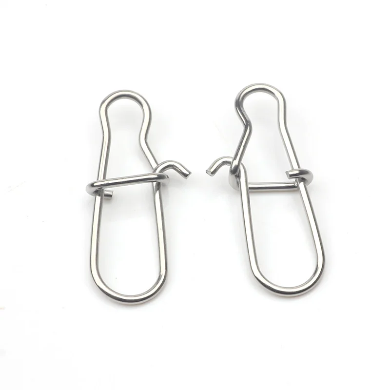 100pcs Fishing Snap Swivels 6