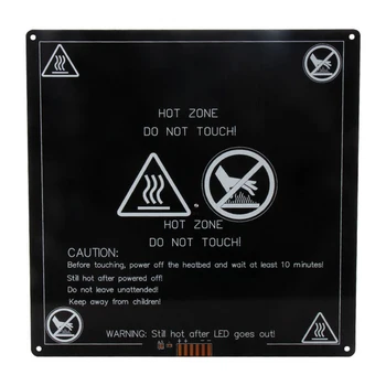 

Heated Bed Black Parts Heatbed Hotbed Aluminum Plate for 3D Printers DU55