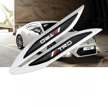 

1 Pair Metal TRD Emblem Car Flank Sticker Badge For Toyota RAV Camry Corolla Auris Avensis Highlander Verso Fortuner Yaris Prius