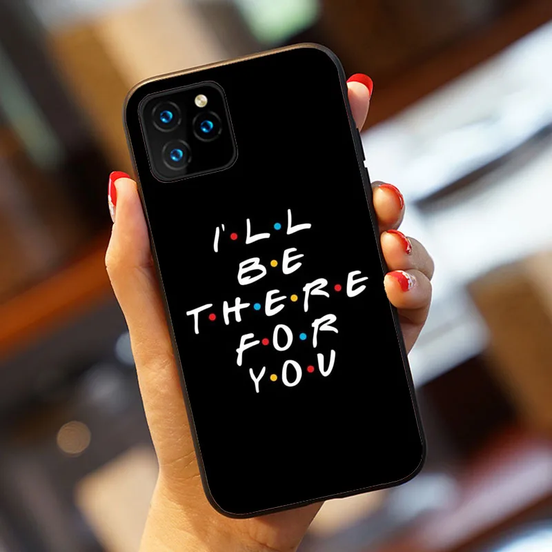 Модный Забавный подарок друзья ТВ шоу Мягкий ТПУ чехол для телефона iPhone 7 7Plus 6S 11 11PRO XS MAX XR черный чехол