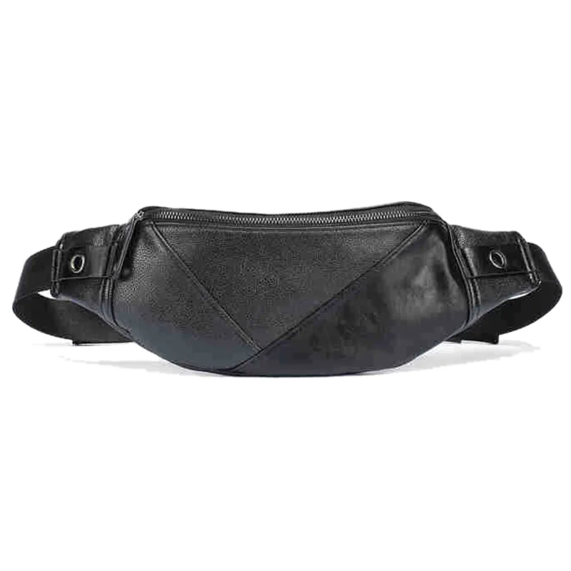

Men'S Pocket Pu Leather Men'S Chest Bag Fashion Messenger Bag Shoulder Bag Leisure Travel Pockets