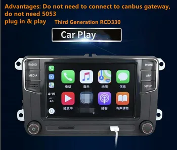 

New Generation RCD330G CarPlay RCD330 Plus CarPlay Car Radio For VW Tiguan Golf 5 6 Jetta MK5 MK6 Passat Polo Touran 280D 187B