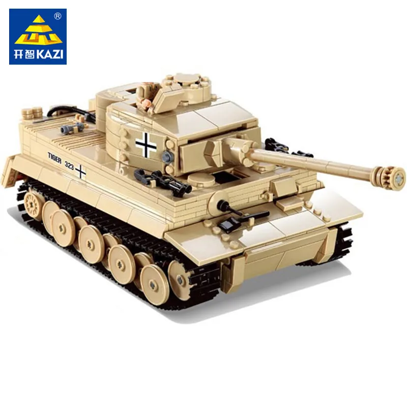German tank F2 Tiger 323 Tank Building Blocks world war II Model Toys 1193 pcs 