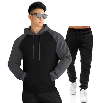 

Pullover Sets Men Tracksuits 2020 Casual Hoodies Pants Mens Sportswear Pant Hoody Sweatshirt Male Suits Jogging Sweatpant 2 Pcs