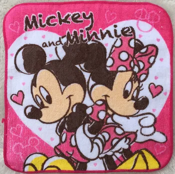 

20x20 CM Disney Baby Mickey Cotton Towel Wash Home Cartoon Minnie Bath Men Women Towel Children Rectangular Towel