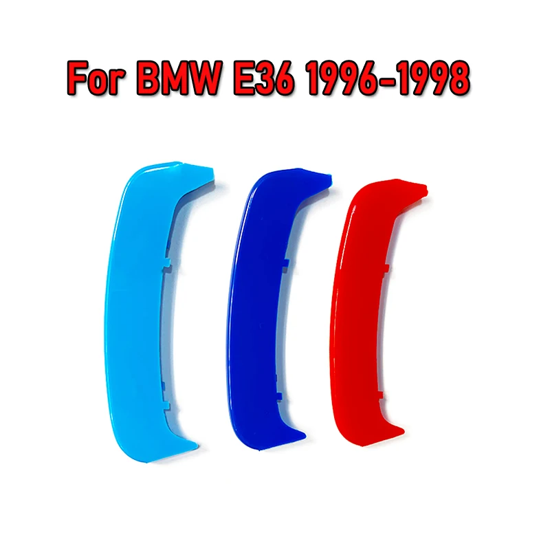 M Farben Front Grill Kühlergrill Zierleisten Streifen Für BMW 3er E36