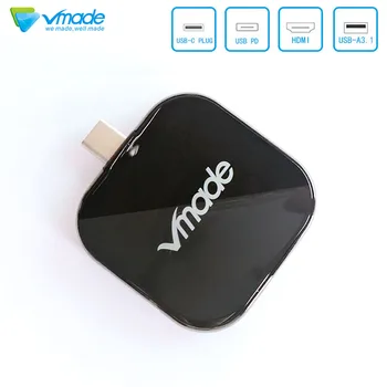 

USB Type C Hub 3.1 To HDMI PD Port Charger Micro Mini Converter For MacBook Pro / Google Chromebook Pixel USB Phone Adapter