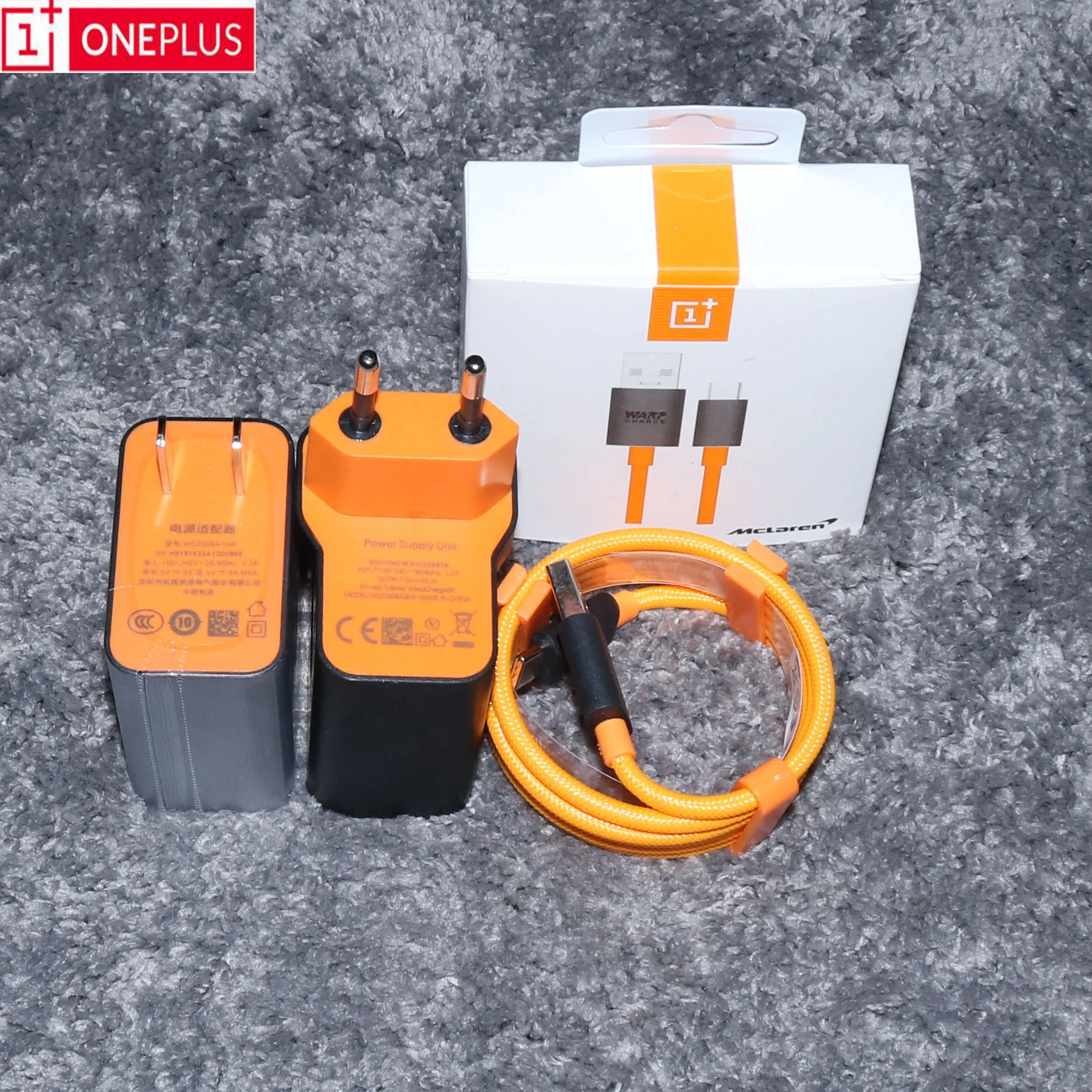 Oneplus зарядное устройство Mclaren Warp 5 В/6A 30 Вт черный USB настенный адаптер питания тире