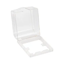 Uxcell всепогодный выход крышка в использовании штепсельная розетка протектор для внутреннего использования s 98x110x55 мм прозрачный 2 шт