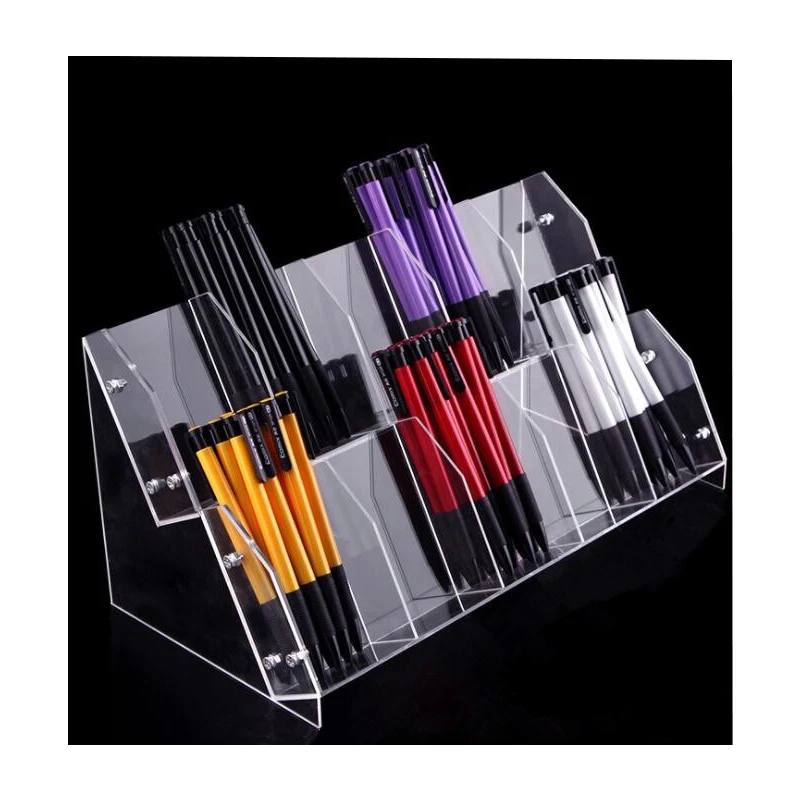 

Multifunction Acrylic Pen Holder Eyebrow Eyeliner Pencil Make-Up Pen Display Multifunction Exhibition Stand Jewelry Storage Box