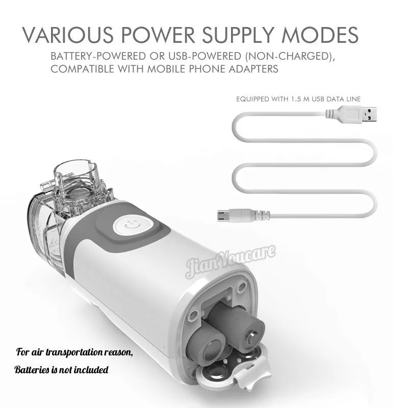 Ручной портативный ингалятор с сетчатым распылителем, бесшумный Ингалятор usb autoclean, ингалятор для взрослых, автоматический ингалятор для детей