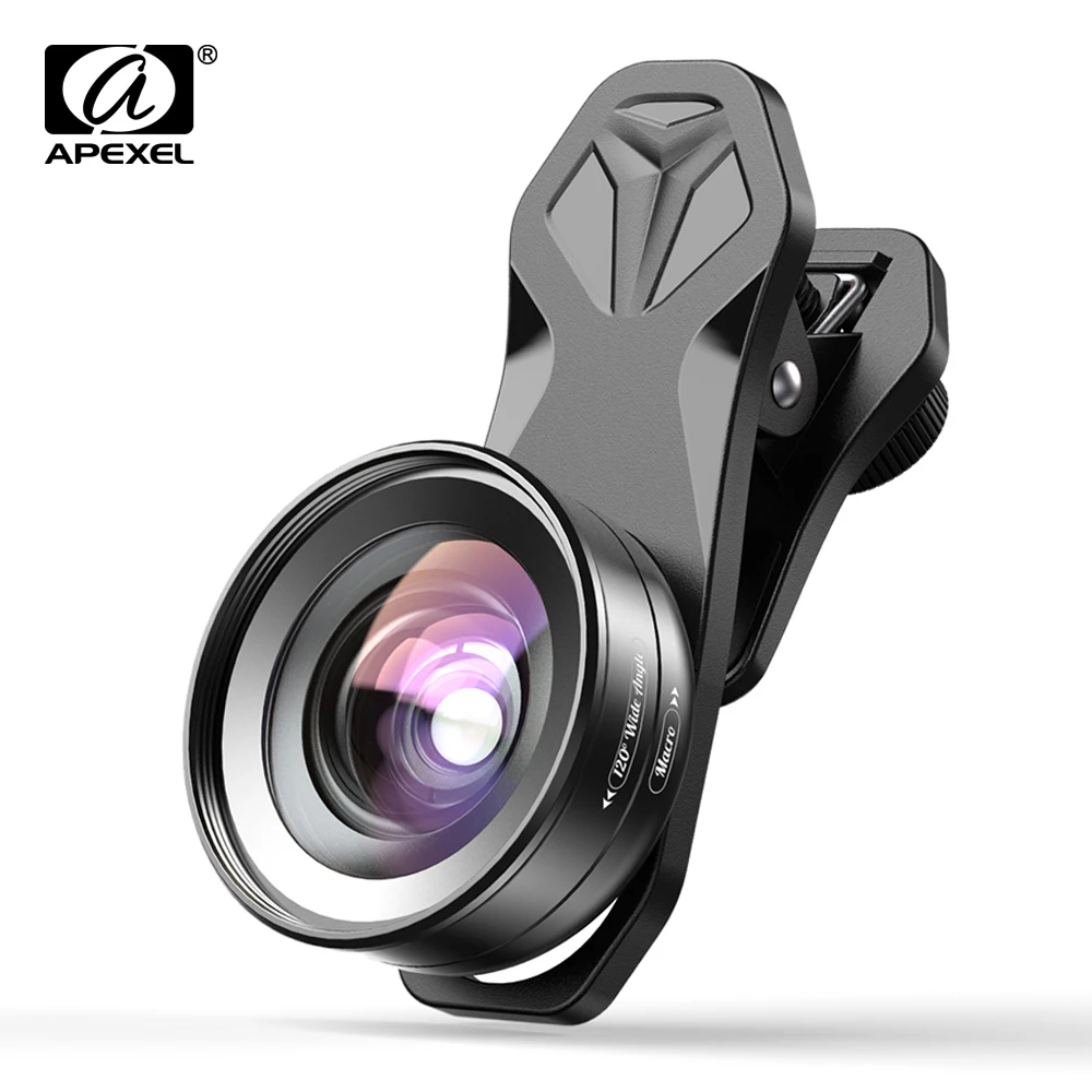 Набор объективов APEXEL для HD камеры телефона 120 градусов 4K Широкоугольный 10x