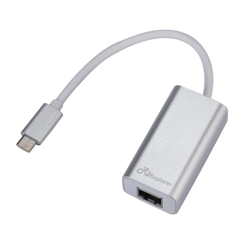2019 New 1PC Type-C HUB Netword Card LAN 10/100/1000MBPS For Tablet Computer Windows HUB Network Drop Shipping 1106#C