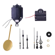 Pendule à Quartz avec 2 paires de mains et pendule, boîte à musique