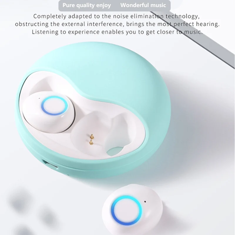 K10 Mini TWS 5,0 Bluetooth наушники, беспроводные 3D стерео наушники, спортивные наушники, двойной микрофон с зарядным устройством