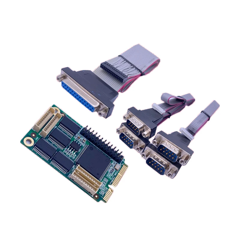 

Mini Pcie mini Board turn to 4* COM and 1* LPT Converter
