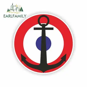 

EARLFAMILY 13cm x 13cm For Cocarde French Roundel Air Force Car Bumper Window Stickers Car Stickers And Decals Vinyl Material
