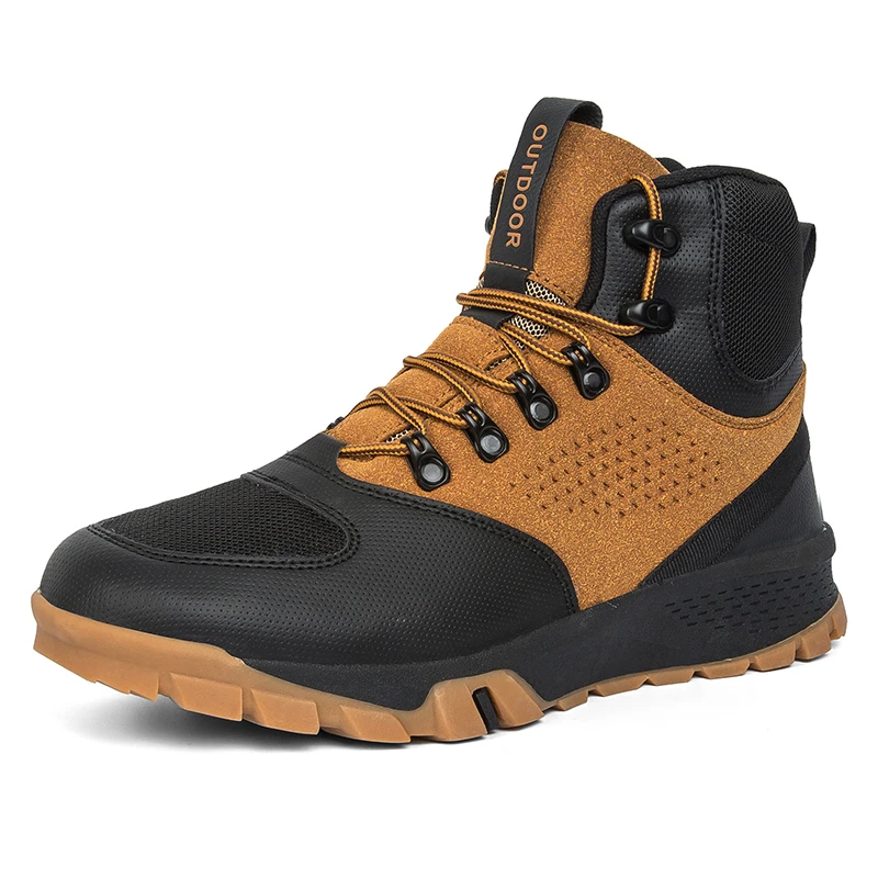

Outdoor Trekking Shoes Men Waterproof Non-slip Hiking Shoes Autumn Chaussure Homme Men Army Tactical Combat Military Boots