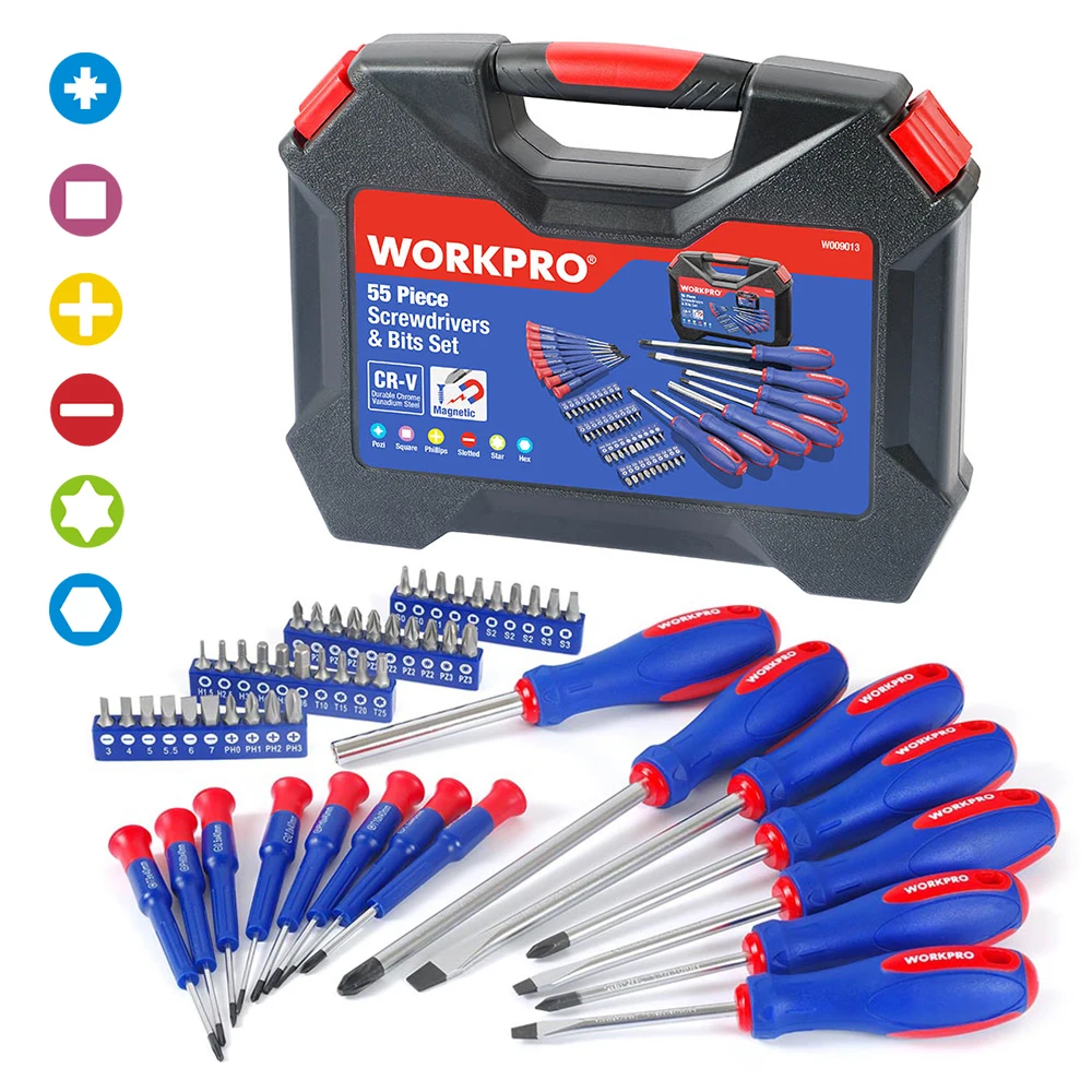 WORKPRO 55 Набор отверток для ПК прецизионных отвертки телефона|55 in 1|precision screwdriver55 1