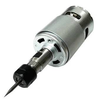 

775 DC Engraving Machine Spindle Motor 12-36V Ball Bearing Spindle Motor with ER11 Extension Rod
